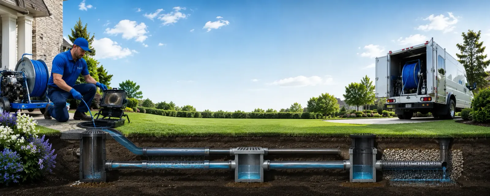 Outdoor drain cleaning information for Farina, IL