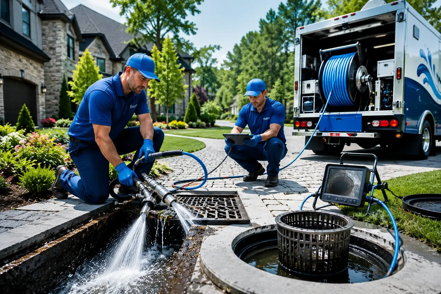 Local outdoor drain cleaning professionals in Farina, IL