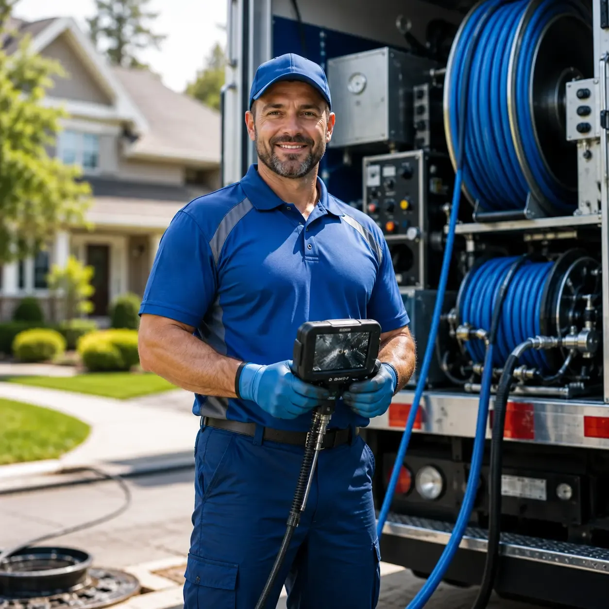 Local outdoor drain cleaning specialists in Farina, IL